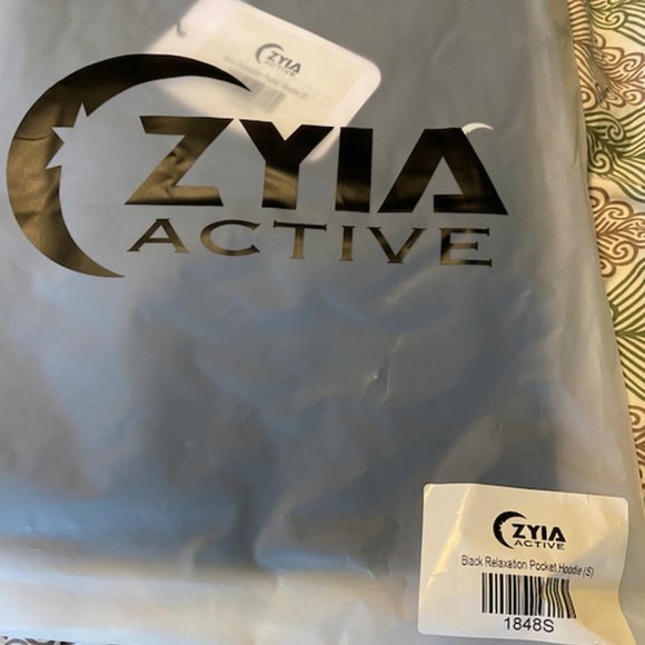 Ziya Relaxation Pocket Hoodie Black Small NWT - Picture 3 of 3